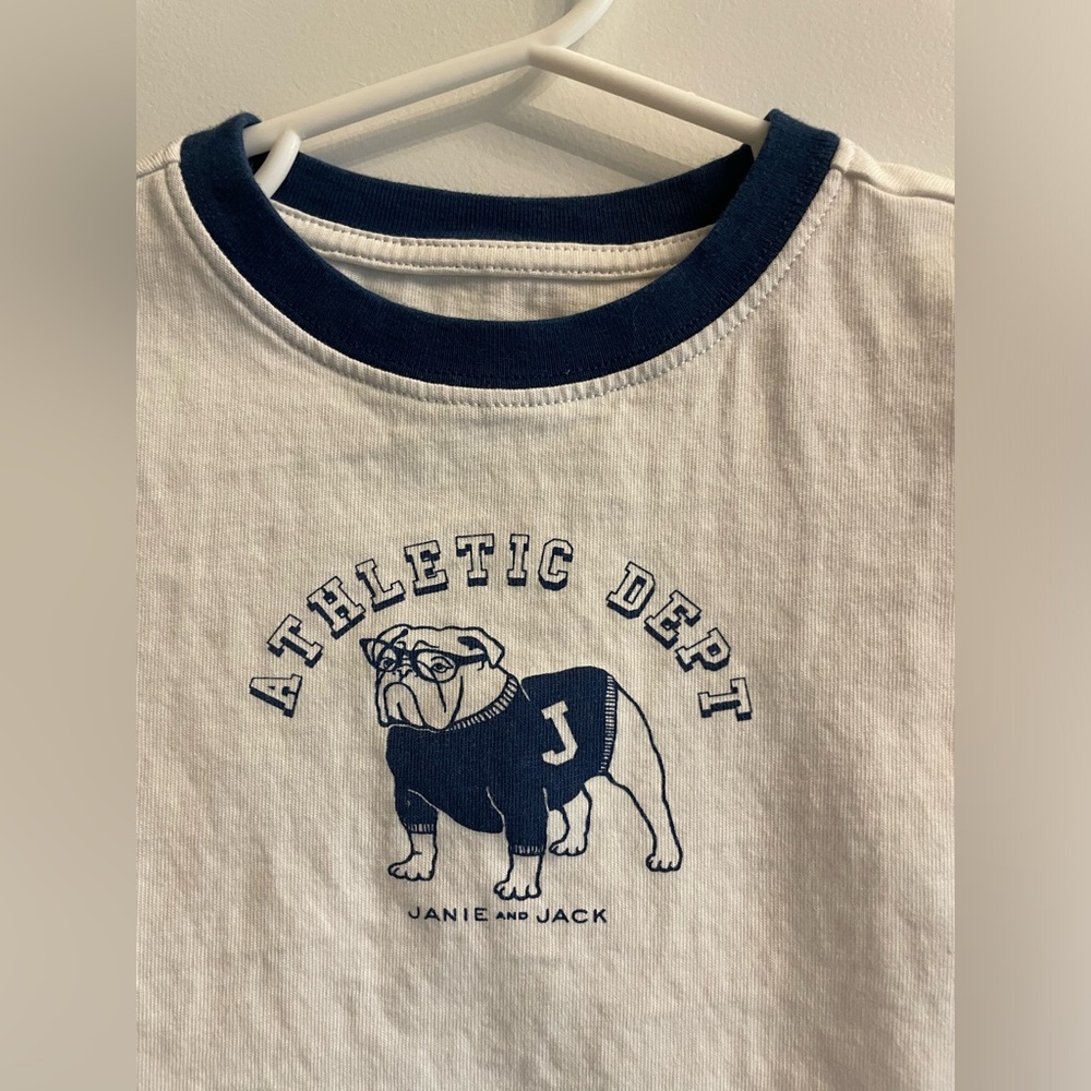Janie and Jack Toddler Boy Bulldog Athletic T Shirt - Picture 5 of 6